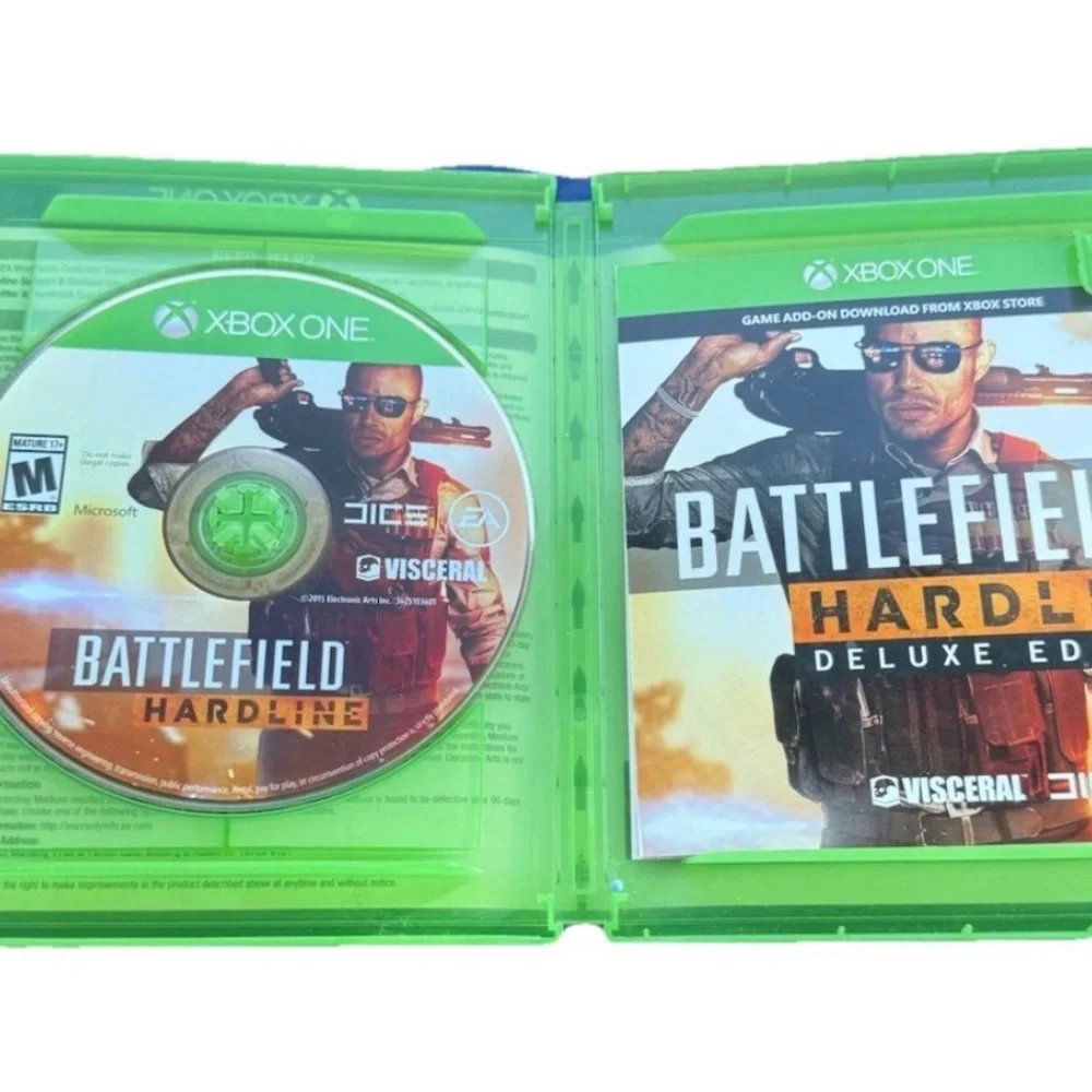 Battlefield Hardline Deluxe Edition Microsoft Xbox One 2015 Green